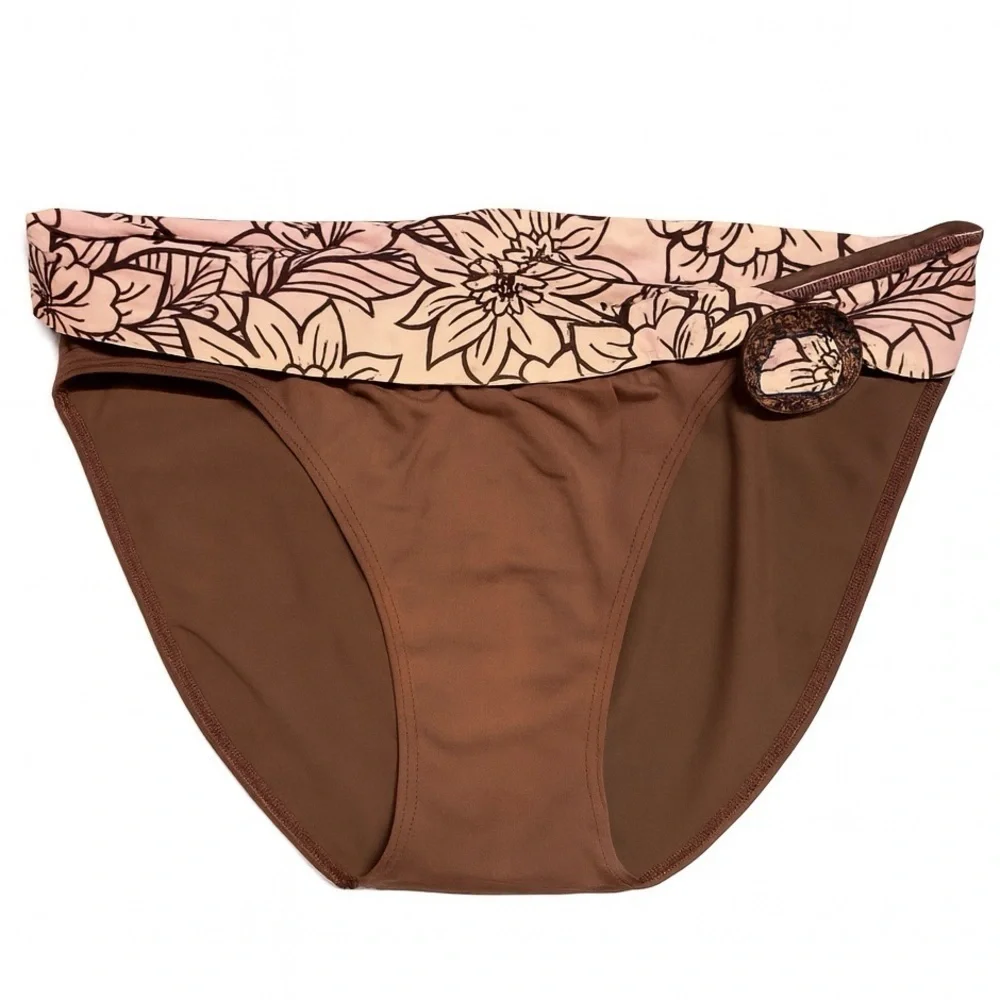 Baltex Floral Halter Bikini Top and Bottoms